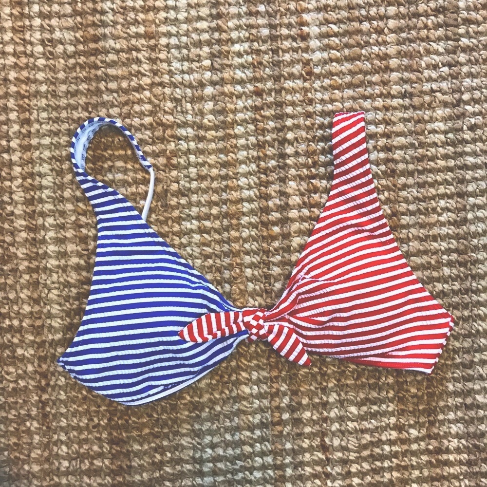 American Flag Bikini Top